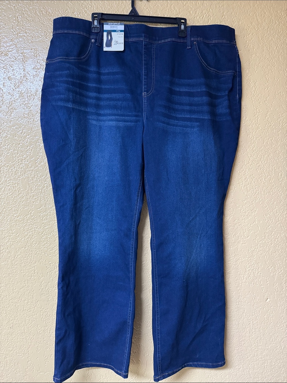 Terra & Sky Dark Blue Boot Cut Stretch Jeans